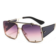 Load image into Gallery viewer, Retro Metal Big Frame Sunglasses Popular In Europe And America
