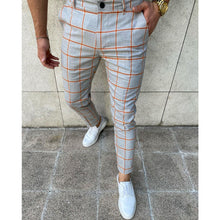 Load image into Gallery viewer, Men&#39;s Simple Plaid Pants
