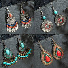 Load image into Gallery viewer, Tassel Round Earring
