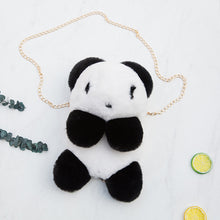 Load image into Gallery viewer, Panda plush diagonal bag
