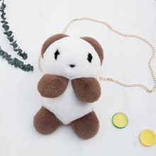 Load image into Gallery viewer, Panda plush diagonal bag
