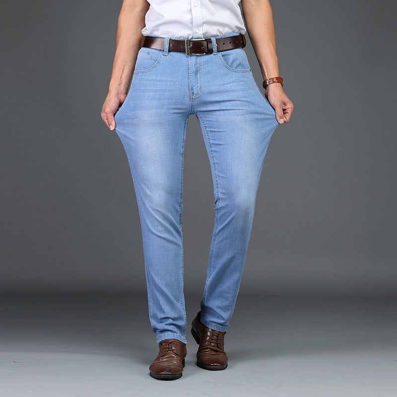 Slim Thin Light-Colored Jean