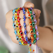 Load image into Gallery viewer, Eye Crystal Bead Bracelet
