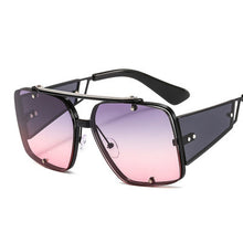 Load image into Gallery viewer, Retro Metal Big Frame Sunglasses Popular In Europe And America
