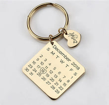 Load image into Gallery viewer, Personality Calendar Keychain
