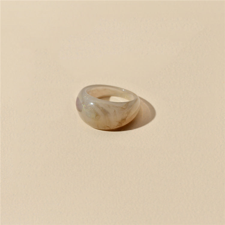 Simple Trend Transparent Ring