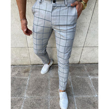 Load image into Gallery viewer, Men&#39;s Simple Plaid Pants
