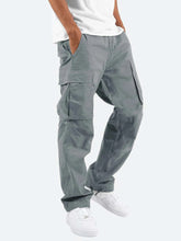 Charger l&#39;image dans la galerie, Men&#39;s Workwear Drawstring Multi-pocket Casual Pants
