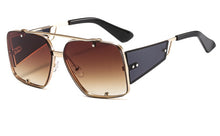 Load image into Gallery viewer, Retro Metal Big Frame Sunglasses Popular In Europe And America
