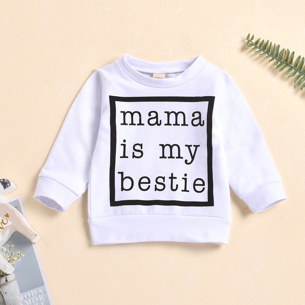 Maboy Letter Pullover Sweater