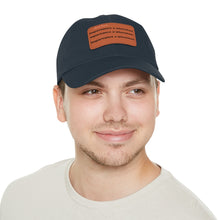 Load image into Gallery viewer, Dad Hat with Leather Patch
