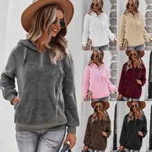 Charger l&#39;image dans la galerie, Fashion Casual Women&#39;s Warm Loose Solid Color Sweater
