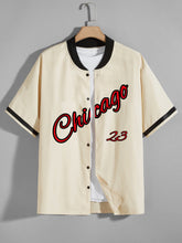 Load image into Gallery viewer, Men Graphic Baseball Collar American Style
