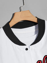 Charger l&#39;image dans la galerie, Men Graphic Baseball Collar American Style
