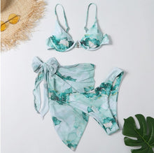 Charger l&#39;image dans la galerie, Sexy Tie Dye Women Three-pieces Bikini
