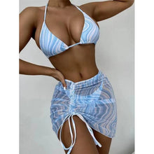 Charger l&#39;image dans la galerie, Sexy Tie Dye Women Three-pieces Bikini
