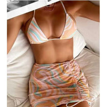 Charger l&#39;image dans la galerie, Sexy Tie Dye Women Three-pieces Bikini
