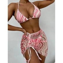 Load image into Gallery viewer, Sexy Tie Dye Women Three-pieces Bikini
